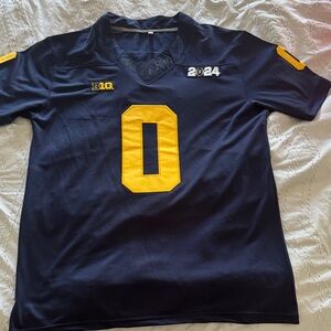 Mike Sainristil University of Michigan 2024 National Champion Jersey